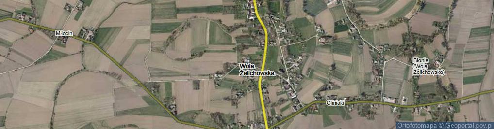 Zdjęcie satelitarne Wola Żelichowska ul.
